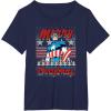 imageMarvel Christmas Captain America Ugly Sweater Pattern TShirtNavy Blue