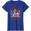 imageMarvel Christmas Captain America Ugly Sweater Pattern TShirtRoyal Blue