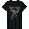 imageMarvel Christmas Hulk Deck The Halls Portrait TShirtBlack