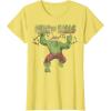 imageMarvel Christmas Hulk Deck The Halls Portrait TShirtLemon Yellow