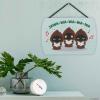 imageMarvel Deadpool Single and Ready to Jingle Hanging Wood Wall Decor  Funny Deadpool Sign for Holiday or Christmas DecorAqua