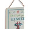 imageMarvel Deadpool Single and Ready to Jingle Hanging Wood Wall Decor  Funny Deadpool Sign for Holiday or Christmas DecorCream