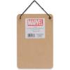 imageMarvel Deadpool Single and Ready to Jingle Hanging Wood Wall Decor  Funny Deadpool Sign for Holiday or Christmas DecorRed
