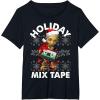 imageMarvel Guardians Of The Galaxy Groot Mix Tape Christmas TShirtBlack