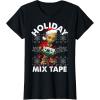 imageMarvel Guardians Of The Galaxy Groot Mix Tape Christmas TShirtBlack