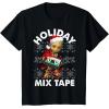 imageMarvel Guardians Of The Galaxy Groot Mix Tape Christmas TShirtBlack