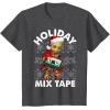 imageMarvel Guardians Of The Galaxy Groot Mix Tape Christmas TShirtDark Heather Grey