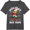 imageMarvel Guardians Of The Galaxy Groot Mix Tape Christmas TShirtDark Heather Grey
