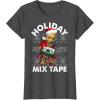 imageMarvel Guardians Of The Galaxy Groot Mix Tape Christmas TShirtDark Heather Grey
