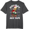 imageMarvel Guardians Of The Galaxy Groot Mix Tape Christmas TShirtDark Heather Grey