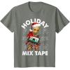 imageMarvel Guardians Of The Galaxy Groot Mix Tape Christmas TShirtOlive Heather