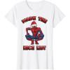 imageMarvel SpiderMan Made The Nice List Christmas TShirtWhite