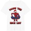 imageMarvel SpiderMan Made The Nice List Christmas TShirtWhite