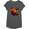 imageMarvel SpiderMan Spidey Christmas Album Cover TShirtAsphalt Grey