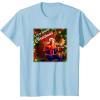 imageMarvel SpiderMan Spidey Christmas Album Cover TShirtBaby Blue