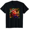 imageMarvel SpiderMan Spidey Christmas Album Cover TShirtBlack