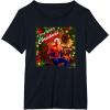 imageMarvel SpiderMan Spidey Christmas Album Cover TShirtBlack