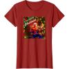 imageMarvel SpiderMan Spidey Christmas Album Cover TShirtCranberry Red