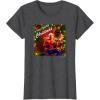 imageMarvel SpiderMan Spidey Christmas Album Cover TShirtDark Heather Grey