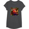 imageMarvel SpiderMan Spidey Christmas Album Cover TShirtDark Heather Grey
