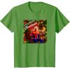 imageMarvel SpiderMan Spidey Christmas Album Cover TShirtGrass Green