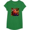 imageMarvel SpiderMan Spidey Christmas Album Cover TShirtKelly Green