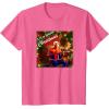 imageMarvel SpiderMan Spidey Christmas Album Cover TShirtPink Heather