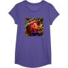 imageMarvel SpiderMan Spidey Christmas Album Cover TShirtPurple Heather