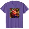 imageMarvel SpiderMan Spidey Christmas Album Cover TShirtPurple Heather