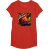 imageMarvel SpiderMan Spidey Christmas Album Cover TShirtRed