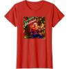 imageMarvel SpiderMan Spidey Christmas Album Cover TShirtRed