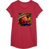 imageMarvel SpiderMan Spidey Christmas Album Cover TShirtRed Heather