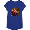 imageMarvel SpiderMan Spidey Christmas Album Cover TShirtRoyal Blue