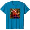 imageMarvel SpiderMan Spidey Christmas Album Cover TShirtSapphire Blue