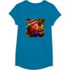 imageMarvel SpiderMan Spidey Christmas Album Cover TShirtSapphire Blue