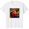 imageMarvel SpiderMan Spidey Christmas Album Cover TShirtWhite
