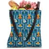 imageMarvel Studios The Fantastic Four First Steps Retro Pattern Tote Bag