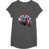 imageMarvel The Falcon the Winter Soldier Captain America Strong TShirtAsphalt Grey