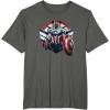 imageMarvel The Falcon the Winter Soldier Captain America Strong TShirtAsphalt Grey
