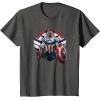 imageMarvel The Falcon the Winter Soldier Captain America Strong TShirtAsphalt Grey