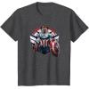 imageMarvel The Falcon the Winter Soldier Captain America Strong TShirtDark Heather Grey