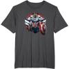 imageMarvel The Falcon the Winter Soldier Captain America Strong TShirtDark Heather Grey