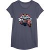 imageMarvel The Falcon the Winter Soldier Captain America Strong TShirtHeather Blue