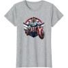 imageMarvel The Falcon the Winter Soldier Captain America Strong TShirtHeather Grey