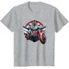 imageMarvel The Falcon the Winter Soldier Captain America Strong TShirtHeather Grey