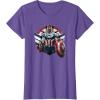 imageMarvel The Falcon the Winter Soldier Captain America Strong TShirtPurple Heather