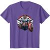 imageMarvel The Falcon the Winter Soldier Captain America Strong TShirtPurple Heather