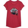 imageMarvel The Falcon the Winter Soldier Captain America Strong TShirtRed Heather