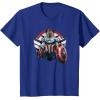 imageMarvel The Falcon the Winter Soldier Captain America Strong TShirtRoyal Blue
