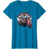 imageMarvel The Falcon the Winter Soldier Captain America Strong TShirtSapphire Blue